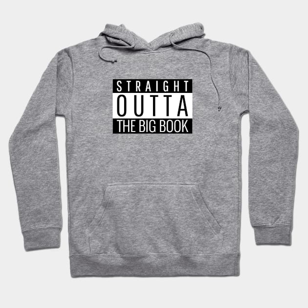 Straight Outta The Big Book Hoodie by JodyzDesigns